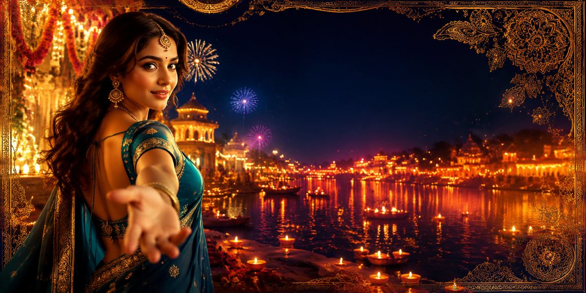 Casino entertainment scene in India with elegant attire
