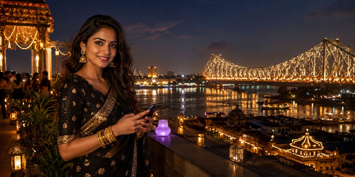 Mobile payment in Kolkata with phone and banking app